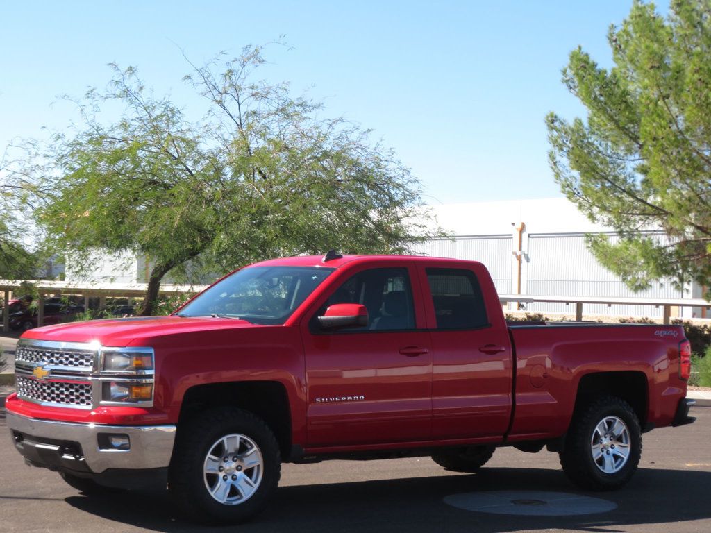 2015 Chevrolet Silverado 1500 4X4 DOUBLE CAB LT SILVERADO AZ TRUCK EXTAR CLEAN DOUBLECAB 4X4 - 22935908 - 0