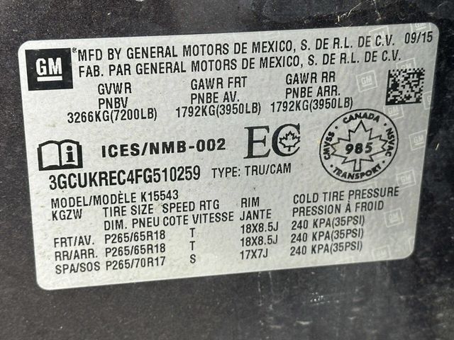 2015 Chevrolet Silverado 1500 LT Z71 4x4 4dr Crew Cab 5.8 ft. SB - 22940465 - 14