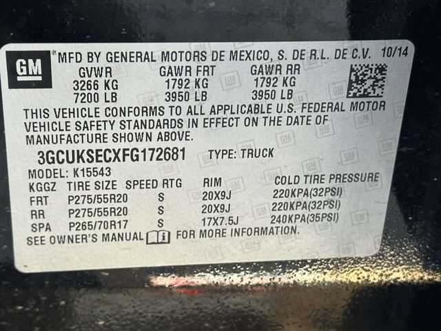 2015 Chevrolet Silverado 1500 LTZ Z71 4x4 4dr Crew Cab 5.8 ft. SB - 22936464 - 18