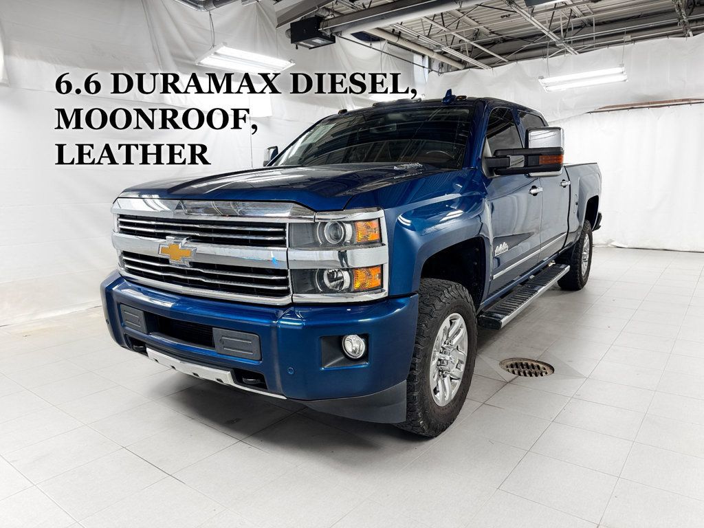 2015 Chevrolet Silverado 2500HD CREW CAB HIGH COUNTRY 4WD 6.6 DURAMAX DIESEL - 23091498 - 0
