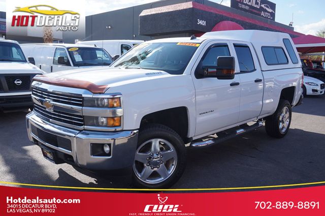 2015 Chevrolet Silverado 2500HD LT, DIESEL, LONG BED, CAMPER SHELL, 1 OWNER TRUCK - 23040329 - 0