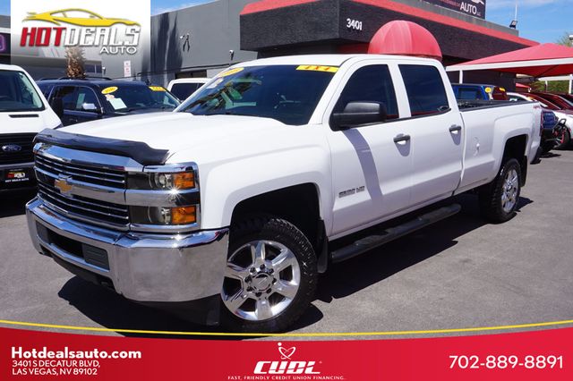 2015 Chevrolet Silverado 2500HD WORK TRUCK, 4X4, LONG BED, GAS ENGINE, TOWING PACKAGE - 23017234 - 0