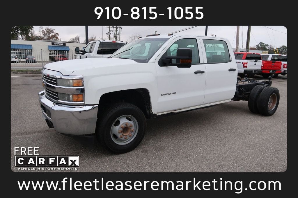 2015 Chevrolet Silverado 3500HD Silverado 3500 2WD Crew Cab Cab/Chassis DRW - 22715582 - 0