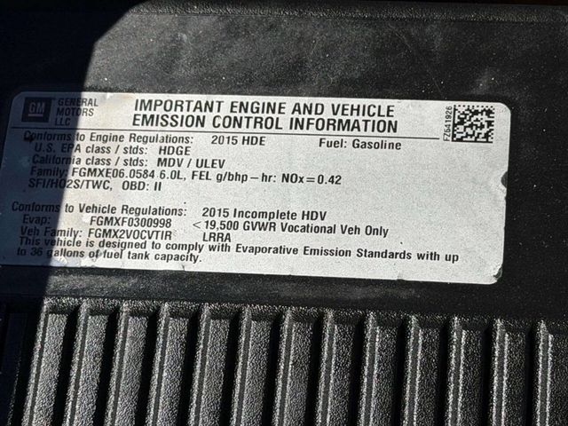 2015 Chevrolet Silverado 3500HD Work Truck 4x2 2dr Regular Cab - 22995692 - 23