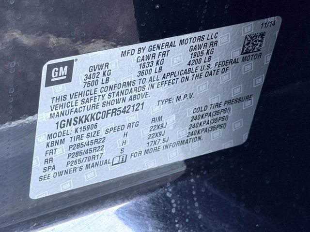 2015 Chevrolet Suburban 4WD 4dr LTZ - 23051517 - 17