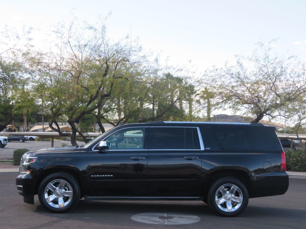 2015 Chevrolet Suburban CHEVY SUBURBAN 4X4 LTZ LEATHER BLACK BEAUTY BENCH SEAT 3RD ROW  - 22743238 - 1