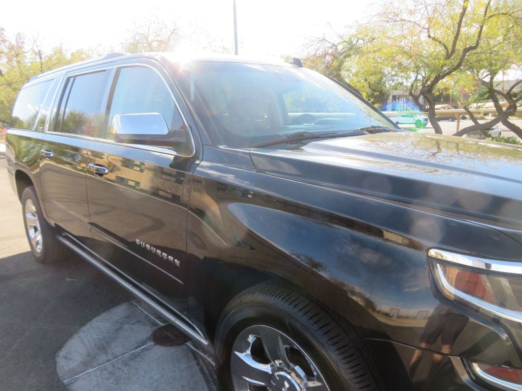 2015 Chevrolet Suburban CHEVY SUBURBAN 4X4 LTZ LEATHER BLACK BEAUTY BENCH SEAT 3RD ROW  - 22743238 - 8