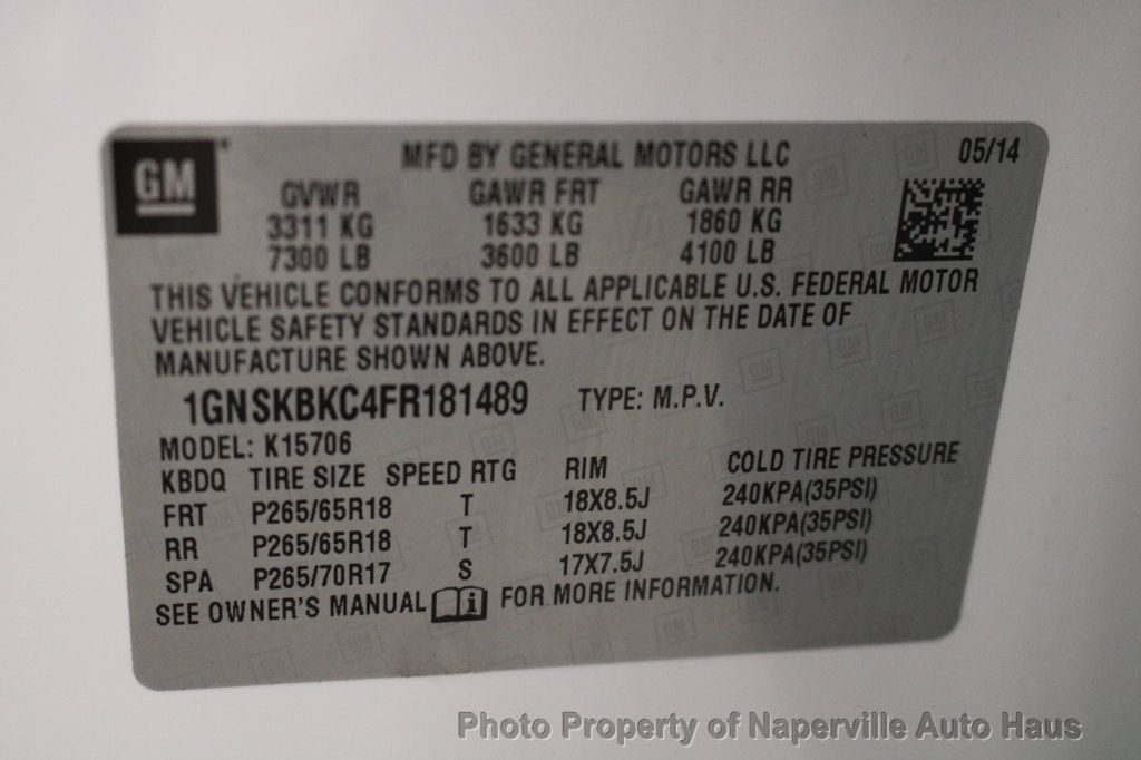 2015 CHEVROLET TAHOE - Image 44