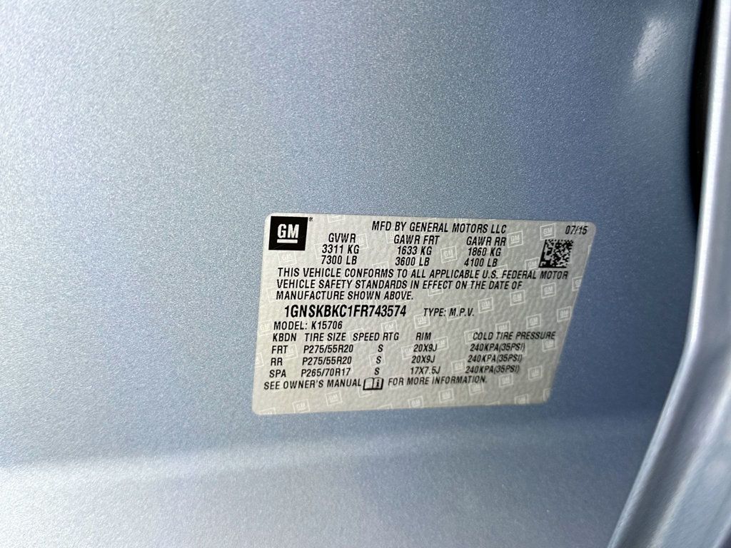 2015 Chevrolet Tahoe 4WD 4dr LT - 23057877 - 48
