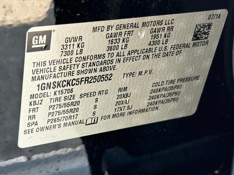 2015 Chevrolet Tahoe 4WD 4dr LTZ - 22895274 - 20