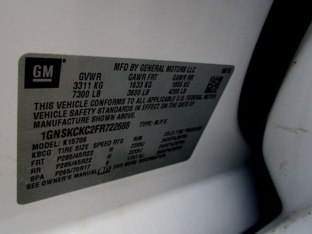 2015 Chevrolet Tahoe 4WD 4dr LTZ - 23023550 - 46
