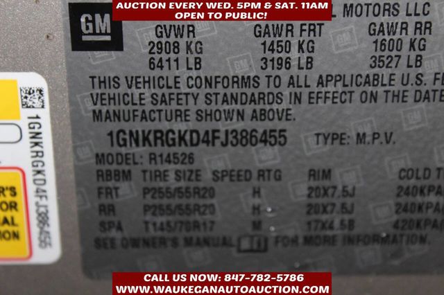 2015 Chevrolet Traverse FWD 4dr LT w/1LT - 22947850 - 9