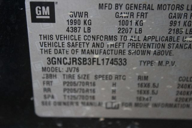 2015 Chevrolet Trax AWD 4dr LT - 22964297 - 9