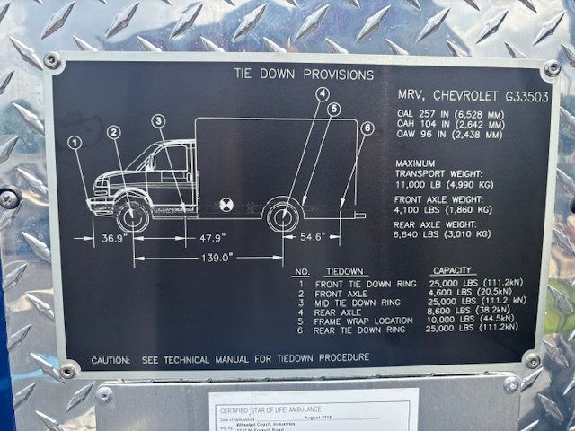 2015 CHEVROLET 3500 AMBULANCE  - 22852237 - 32