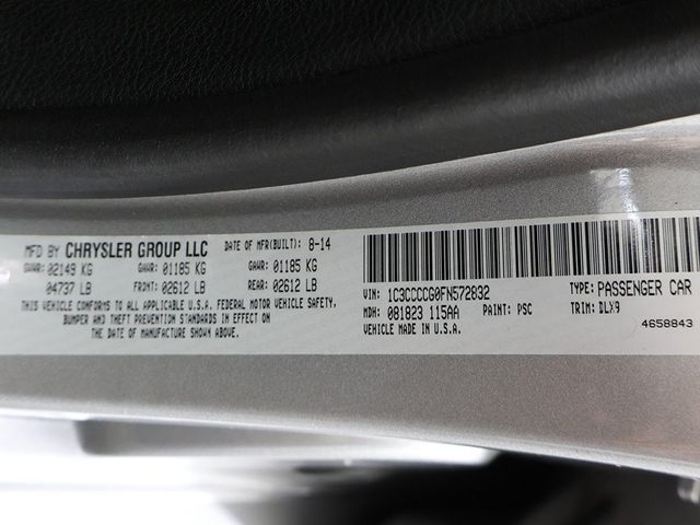 2015 Chrysler 200 4dr Sedan C FWD - 22947499 - 50