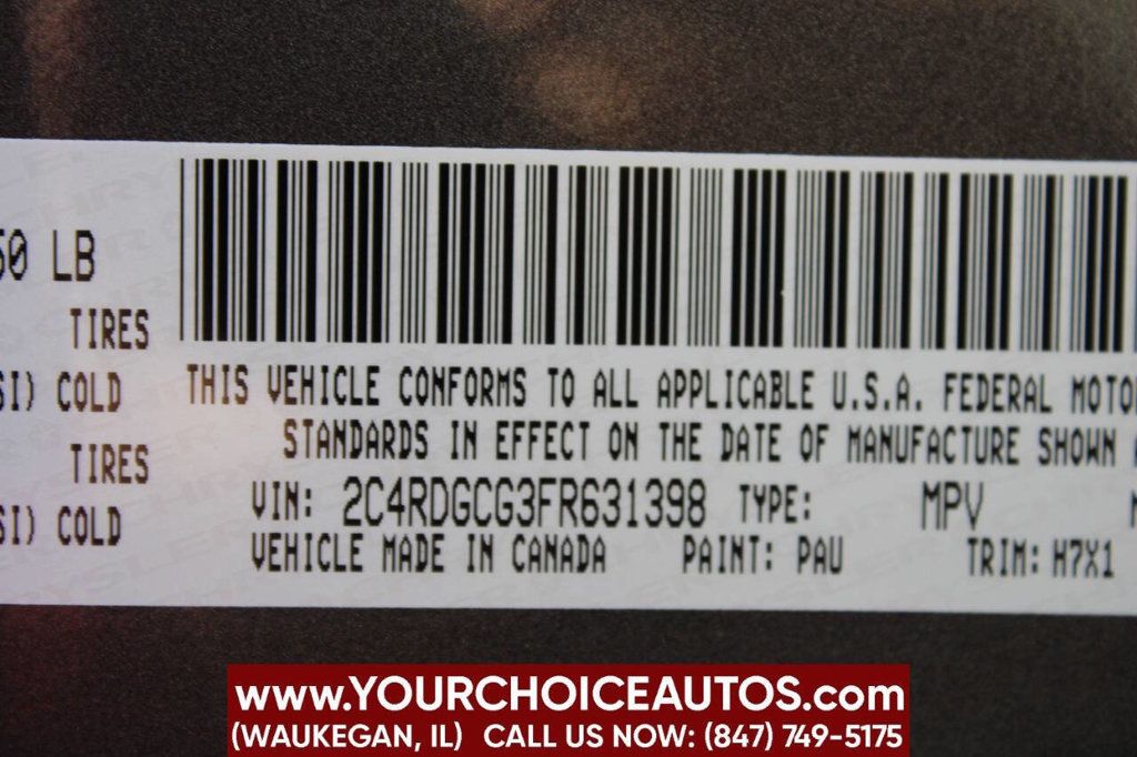 2015 Dodge Grand Caravan SXT 4dr Mini Van - 22867423 - 31