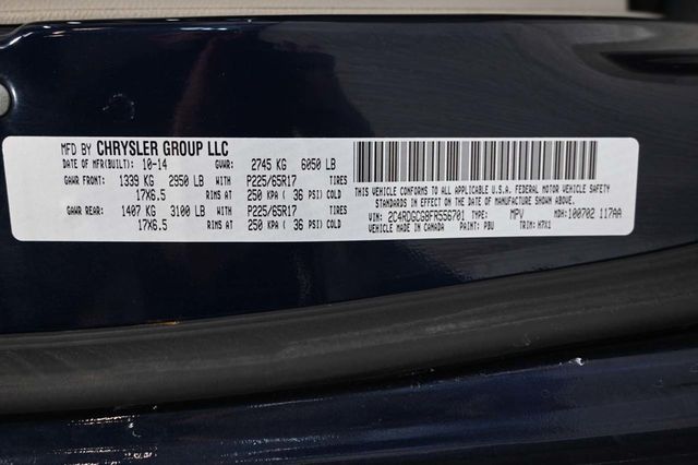 2015 Dodge Grand Caravan SXT Mobility Handicap Van - 23091630 - 34