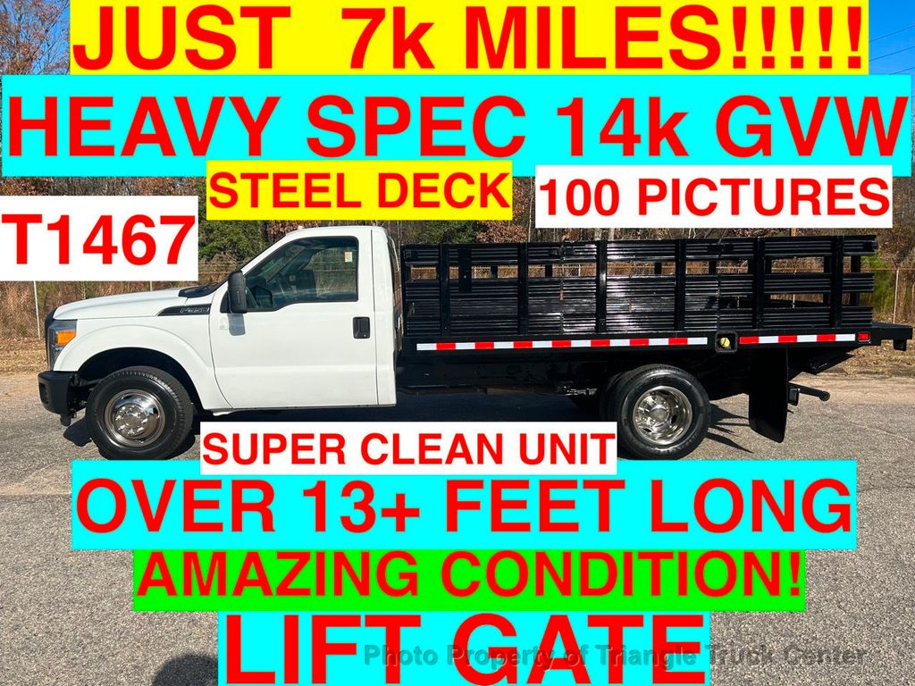 2015 Ford 13+ FOOT STEEL DECK JUST 7k MILES! HEAVY SPEC 14k! SUPER CLEAN TX TRUCK! FINANCE OR LEASE! - 22157648 - 0