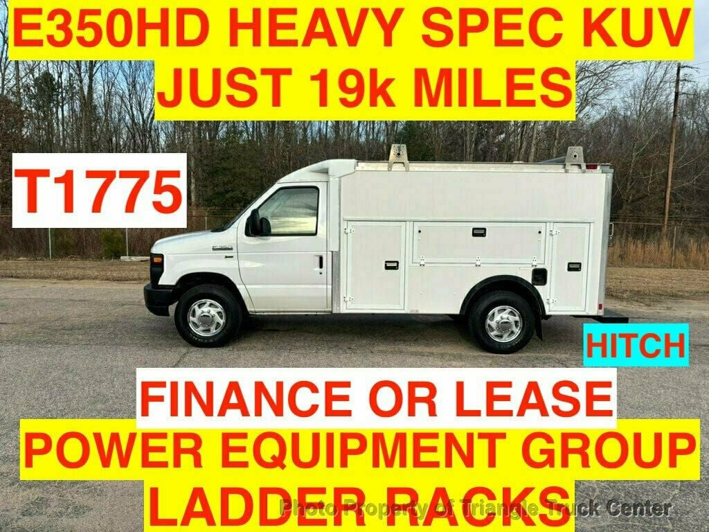 2015 Ford E350HD KUV JUST 19k MILES! LADDER RACKS! HITCH! +SUPER NICE TRUCK! POWER EQUIPMENT! - 22928954 | Video 1