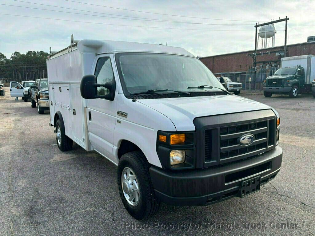 2015 Ford E350HD KUV JUST 19k MILES! LADDER RACKS! HITCH! +SUPER NICE TRUCK! POWER EQUIPMENT! - 22928954 - 6