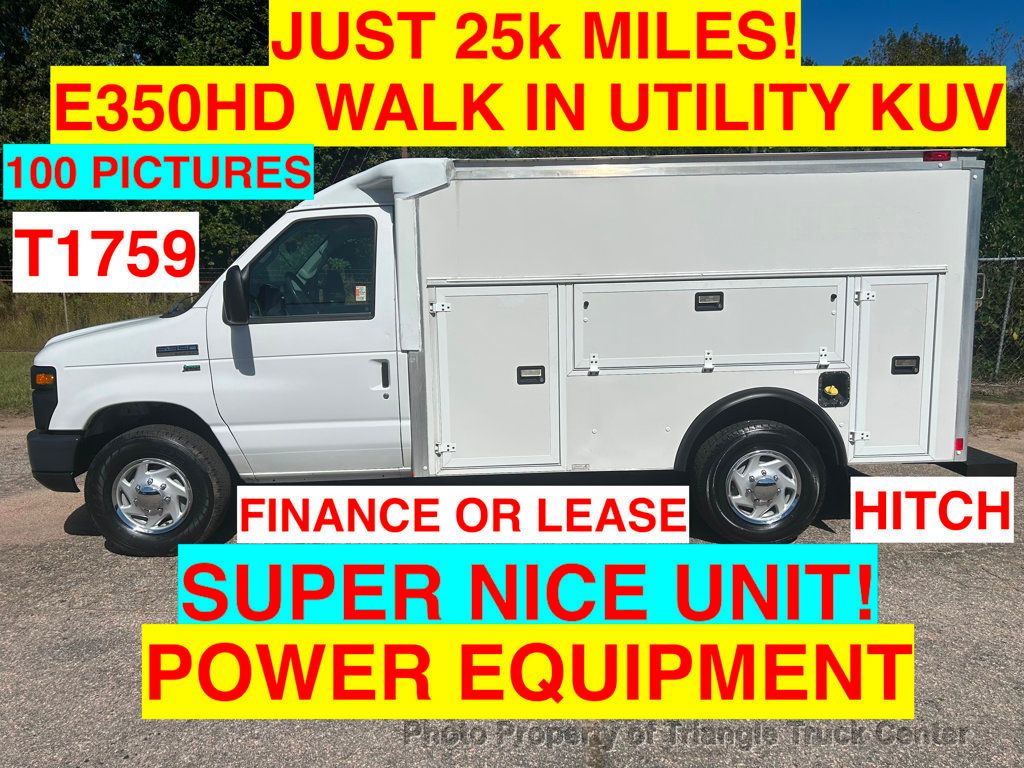 2015 Ford E350HD KUV JUST 25k MILES! HITCH +SUPER NICE TRUCK! POWER EQUIPMENT! - 22910576 | Video 1