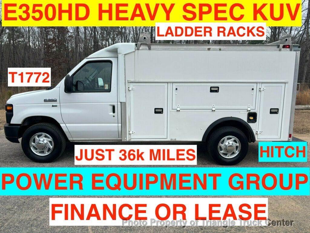 2015 Ford E350HD KUV JUST 36k MILES LADDER RACKS! HITCH! +MORE IN STOCK! FINANCE OR LEASE! - 22928950 | Video 1