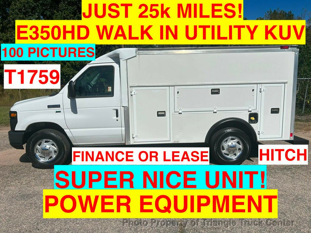 2015 Ford E350HD KUV UTILITY JUST 25k MILES! ++FINANCE OR LEASE! HAUL EVERYTHING YOU NEED FOR A JOB! - 22910576 | Video 1