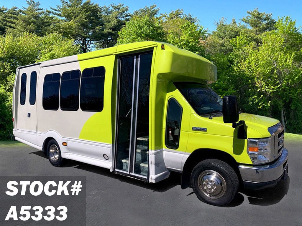 2015 Ford E450 Non-CDL Wheelchair Shuttle Bus For Sale For Adults Medical Transport Mobility ADA Handicapped - 22417554 - 0