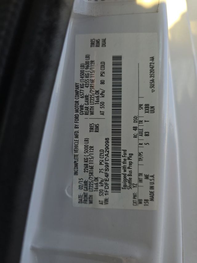 2015 Ford E450 Wheelchair Shuttle Bus For Sale For Adults Medical Transport Mobility ADA Handicapped - 22958807 - 17