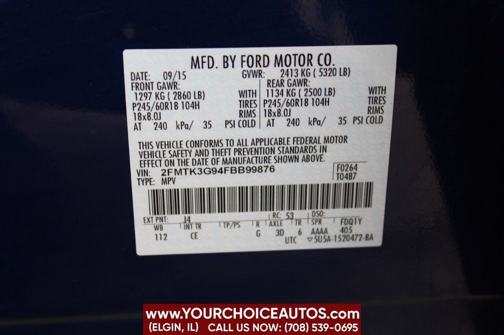 2015 Ford Edge 4dr SE FWD - 22327934 - 26