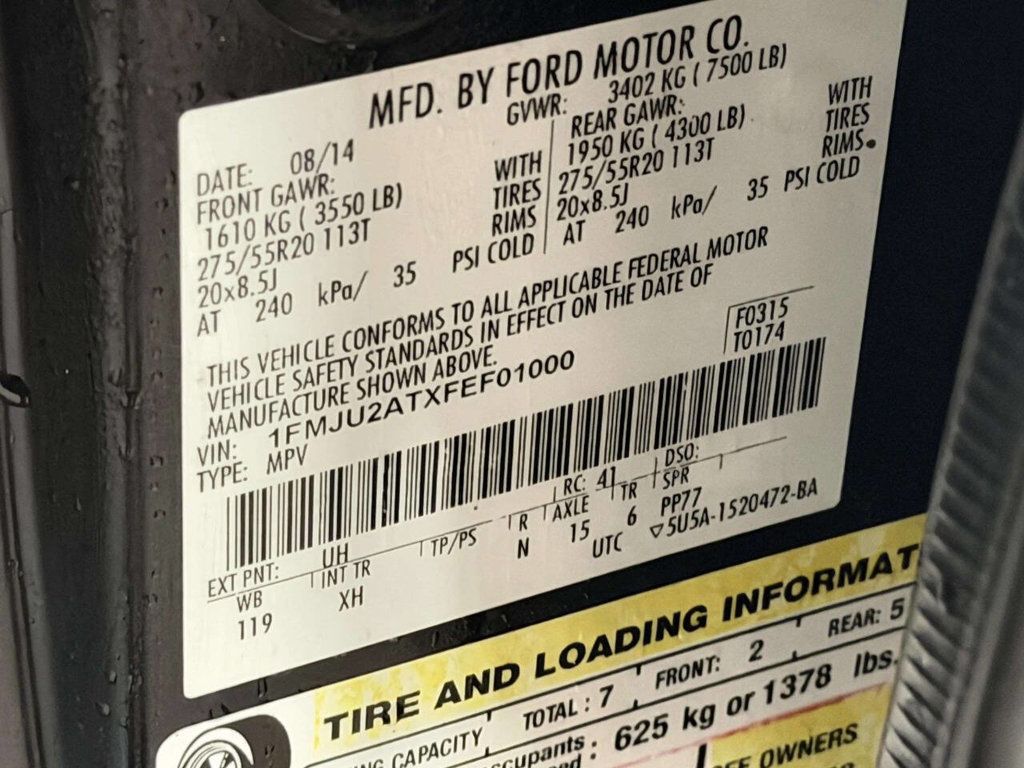 2015 Ford Expedition 4WD 4dr Limited - 22982593 - 14