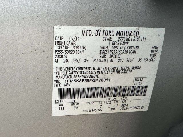 2015 Ford Explorer 4WD 4dr Limited - 22983771 - 17