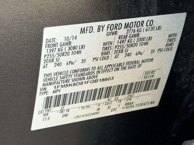 2015 Ford Explorer 4WD 4dr XLT - 23012250 - 18