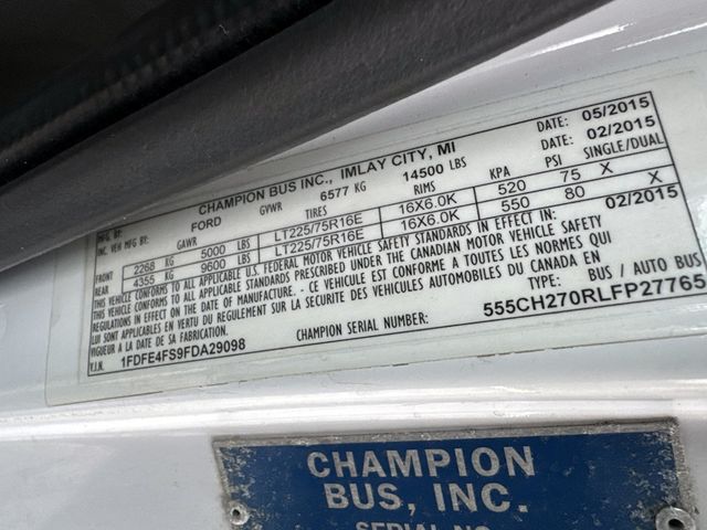 2015 Ford E-450 Wheelchair Accessible Shuttle Bus For Adults Seniors & ADA Handicapped Transportation - 22958807 - 49