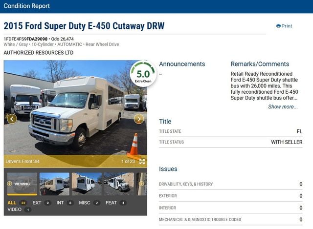 2015 Ford E-450 Wheelchair Accessible Shuttle Bus For Adults Seniors & ADA Handicapped Transportation - 22958807 - 51