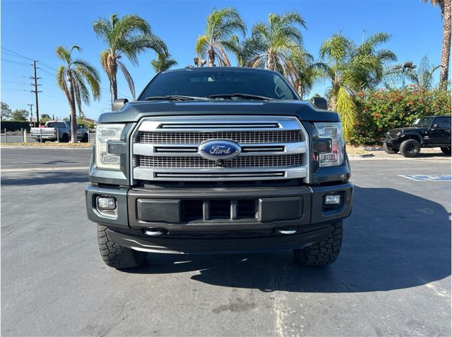2015 Ford F150 SuperCrew Cab PLATINUM 4X4 NAV BACK UP CAM ECOBOOST CLEAN - 23084485 - 1