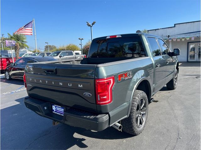 2015 Ford F150 SuperCrew Cab PLATINUM 4X4 NAV BACK UP CAM ECOBOOST CLEAN - 23084485 - 5