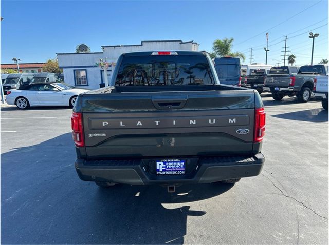 2015 Ford F150 SuperCrew Cab PLATINUM 4X4 NAV BACK UP CAM ECOBOOST CLEAN - 23084485 - 6