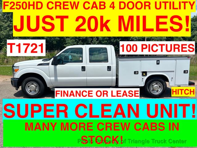 2015 Ford F250 CREW CAB UTILITY JUST 20k MILES! +SUPER CLEAN UNIT!! - 22864585 - 0