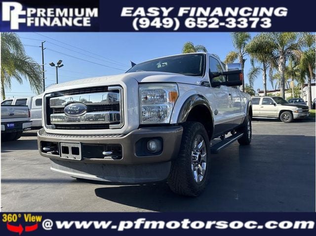 2015 Ford F250 Super Duty Crew Cab KING RANCH 4X4 DIESEL NAV BACK UP CAM CLEAN - 22613049 - 0