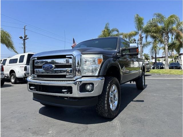 2015 Ford F250 Super Duty Crew Cab LARIAT 4X4 DIESEL NAV BACK UP CAM CLEAN - 22578970 - 33