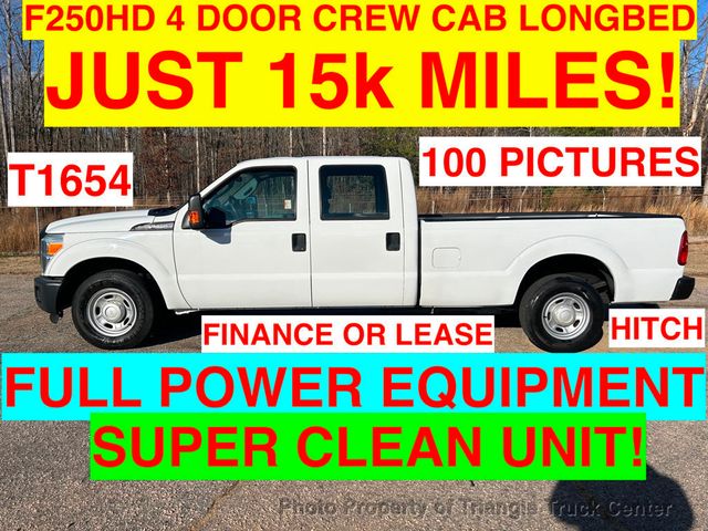 2015 Ford F250HD CREW CAB 4 DOOR JUST 15k MILES! FULL POWER! +SUPER CLEAN UNIT! HITCH RECEIVER! - 22779991 - 0