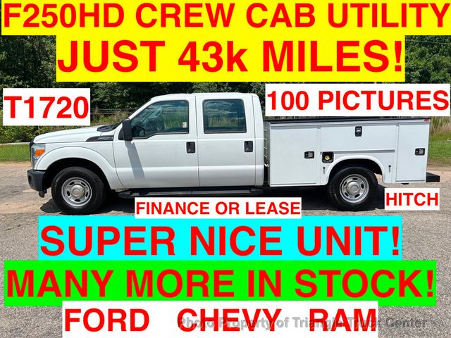 2015 Ford F250HD CREW CAB JUST 43k MILES! ++SUPER CLEAN UNIT! 100 PICTURES! FINANCE OR LEASE! - 22864584 - 0