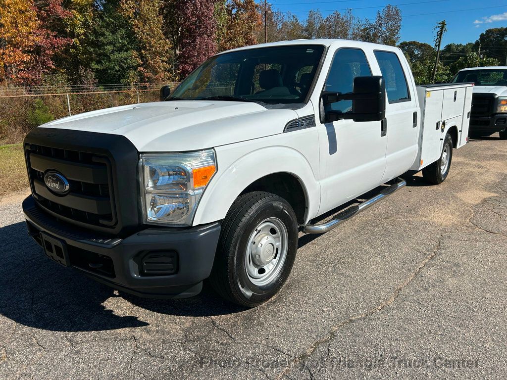 2015 Ford F250HD CREW CAB UTILITY JUST 21k MILES! +SUPER CLEAN UNIT! WOW LOOK INSIDE BOXES! - 22916619 - 71