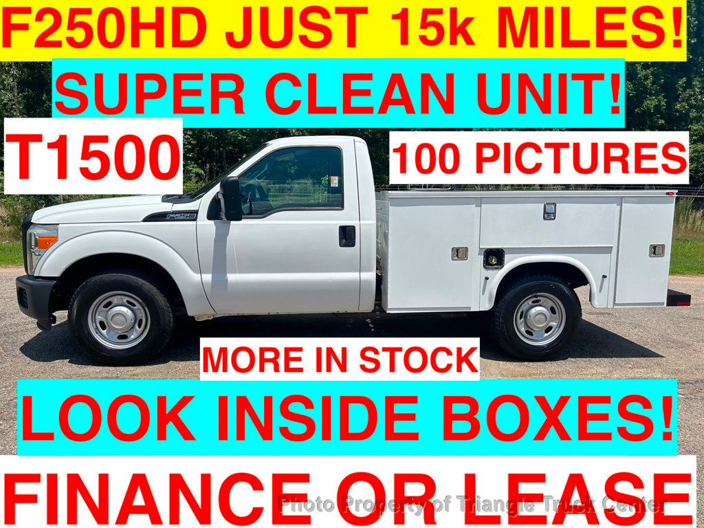 2015 Ford F250HD JUST 15k MILES! SUPER CLEAN UNIT! +ONE OWNER! MORE IN STOCK!! - 22300697 - 0
