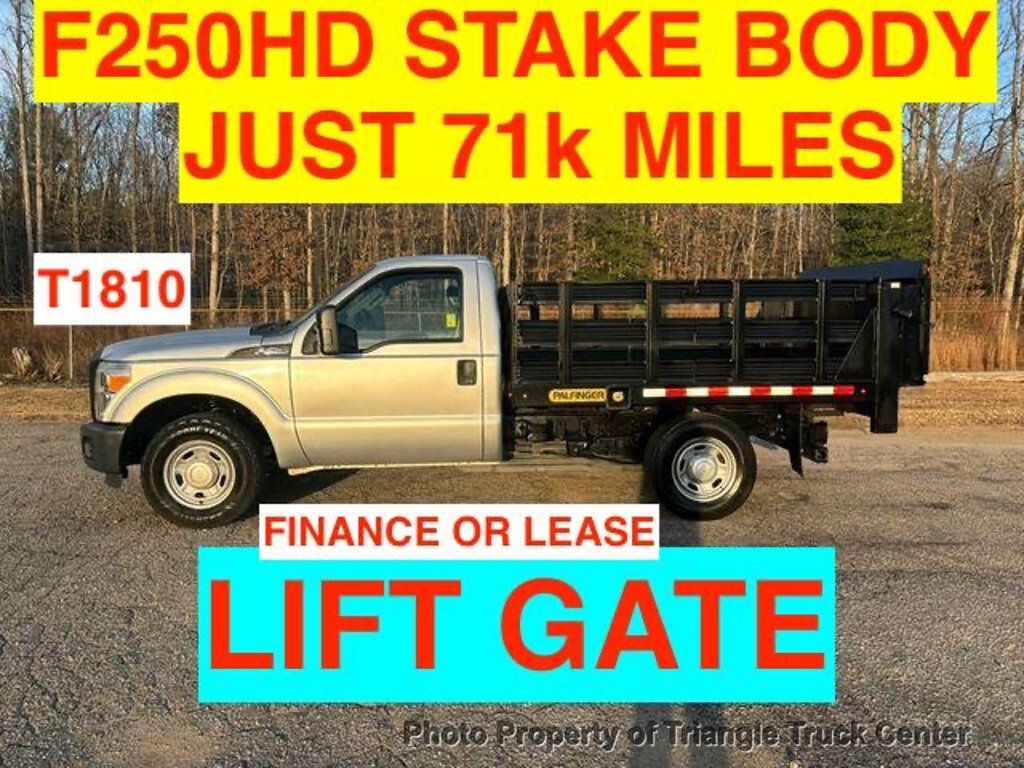 2015 Ford F250HD STAKE LIFT GATE JUST 71k MILES! +SUPER NICE UNIT! HARD TO FIND WITH GATE & HITCH - 22961302 | Video 1