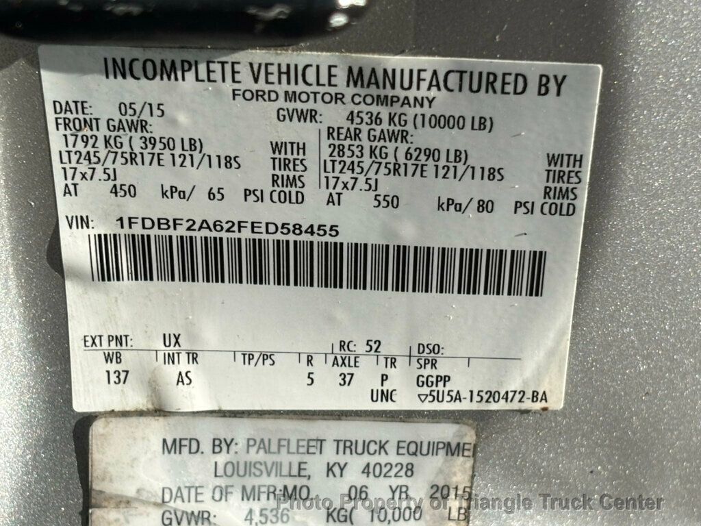 2015 Ford F250HD STAKE LIFT GATE JUST 71k MILES! +SUPER NICE UNIT! HARD TO FIND WITH GATE & HITCH - 22961302 - 37