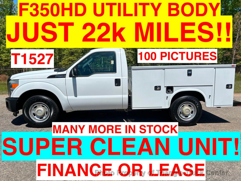 2015 Ford F250HD UTILITY JUST 22k MILES! SUPER CLEAN UNIT! +MORE IN STOCK! FINANCE OR LEASE! - 22382380 - 0