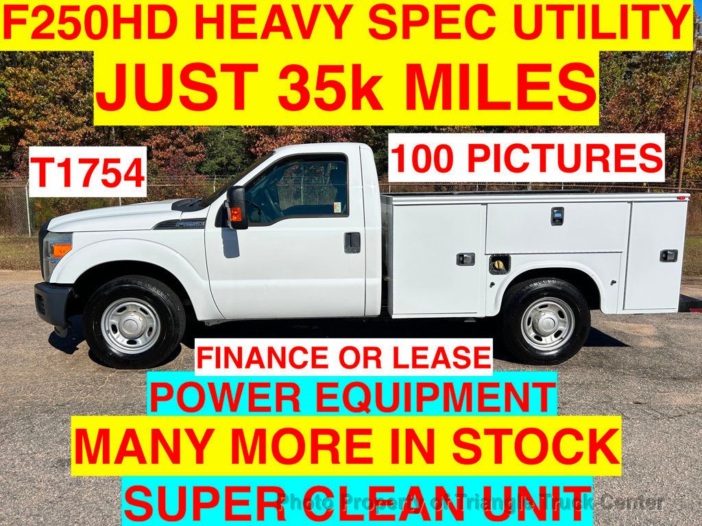 2015 Ford F250HD UTILITY JUST 35k MILES! HITCH! ++POWER EQUIPMENT! SUPER CLEAN UNIT! FINANCE OR LEASE! - 22879123 | Video 1