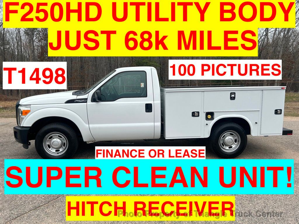 2015 Ford F250HD UTILITY JUST 68k MILES! SUPER DEAL! +SUPER CLEAN UNIT! 100 PICTURES! - 22300699 - 0